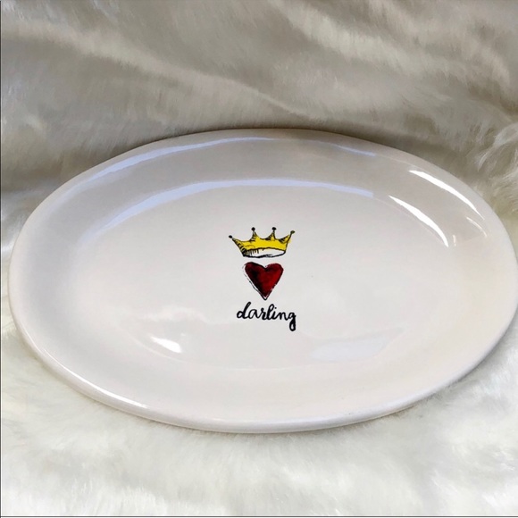 💝(2) Rae Dunn Amour Darling Collection Plates💝 - Picture 4 of 7
